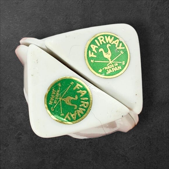 Vintage Fairway Japan Mom & Dad Bud Vases Pair I Love You Gift Holiday Present - Picture 5 of 7